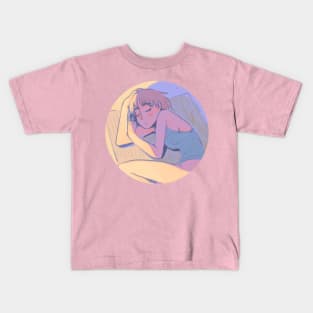 I sleep on the beach Kids T-Shirt